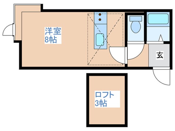 リフュージオ平岸の物件間取画像